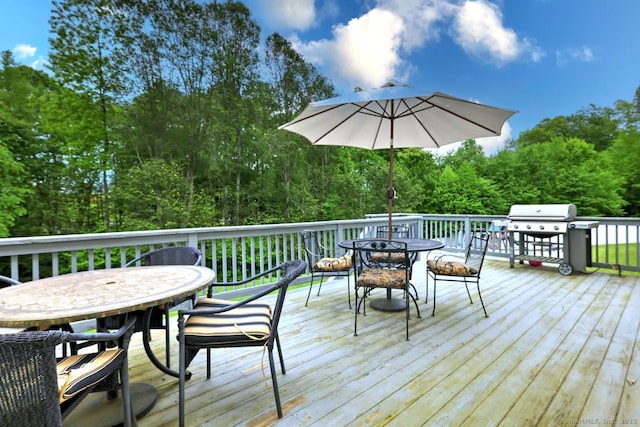 2 Butternut Ridge Rd, Oxford, CT 06478 - deck featuring outdoor dining area and a grill