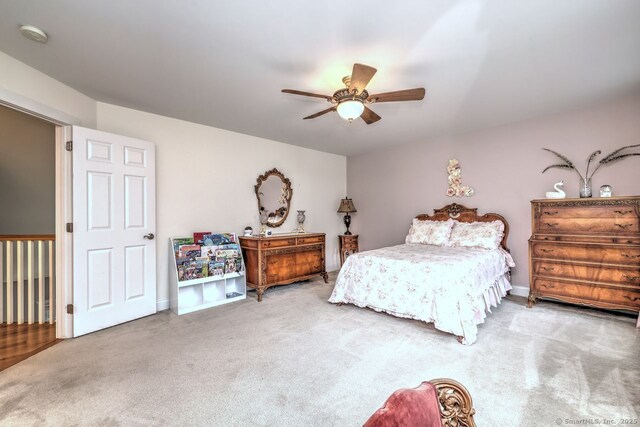 2 Butternut Ridge Rd, Oxford, CT 06478 - carpeted bedroom featuring ceiling fan