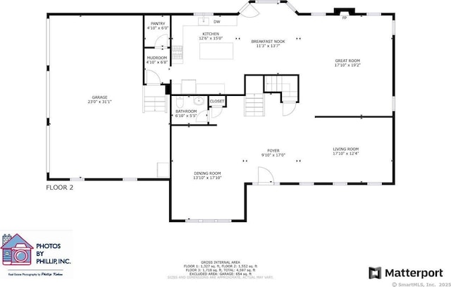 2 Butternut Ridge Rd, Oxford, CT 06478 - home floor plan