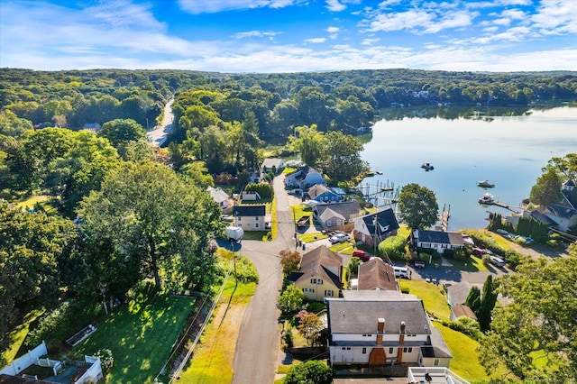 16 Hill Rd, East Lyme, CT 06333 - aerial view of a nearby body of water and a forest
