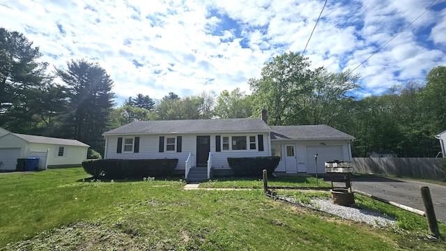 137 Wells Rd, East Windsor, CT 06088 - view of front of property featuring driveway and an attached garage