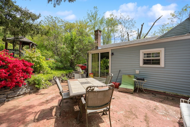 view of patio / terrace with outdoor dining space