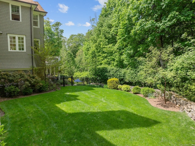 view of yard