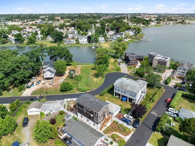 5 Park Ln, Norwalk, CT 06854 - aerial view of residential area with a nearby body of water