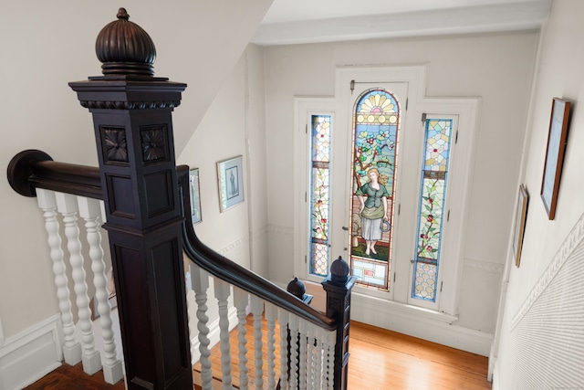 13 Sugar St, Newtown, CT 06470 - entryway featuring wood finished floors and plenty of natural light