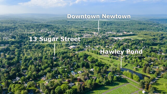 13 Sugar St, Newtown, CT 06470 - bird's eye view of a forest