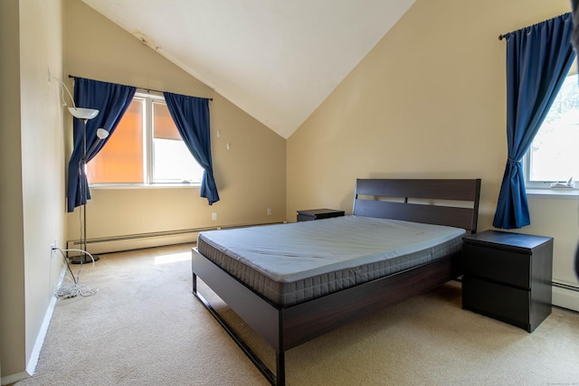 11 Byrne Ct Unit C2, Farmington, CT 06032 - bedroom with carpet flooring, vaulted ceiling, and multiple windows
