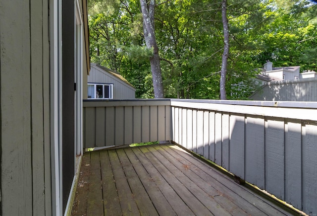 11 Byrne Ct Unit C2, Farmington, CT 06032 - wooden terrace with view of wooded area
