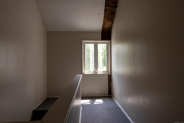 11 Byrne Ct Unit C2, Farmington, CT 06032 - stairway with carpet flooring, baseboards, and lofted ceiling