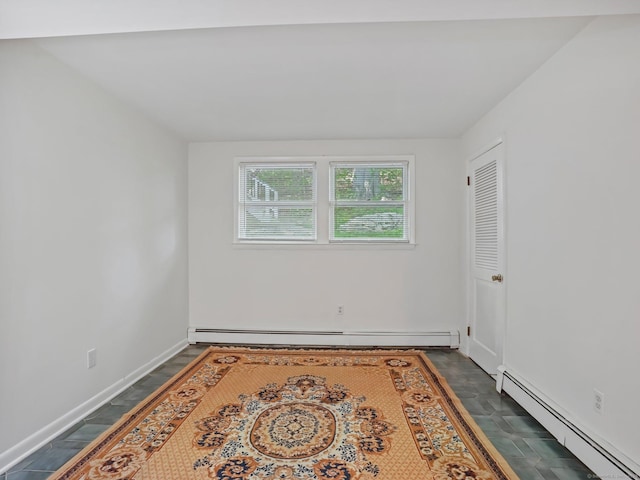 20 Mountain Wood Rd, Stamford, CT 06903 - empty room featuring baseboard heating, a baseboard radiator, and baseboards
