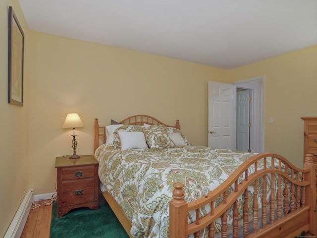 20 Mountain Wood Rd, Stamford, CT 06903 - bedroom with a baseboard heating unit and baseboards