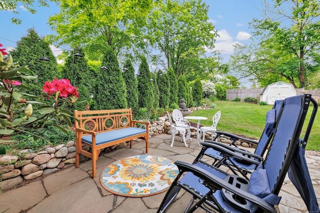 26 Williams Rd, Cheshire, CT 06410 - view of patio / terrace featuring a storage unit and an outbuilding