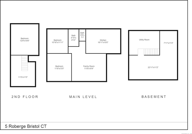 5 Roberge Rd, Bristol, CT 06010 - room layout