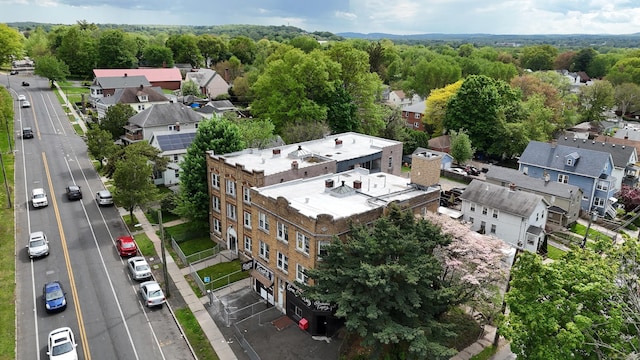 aerial view of residential area