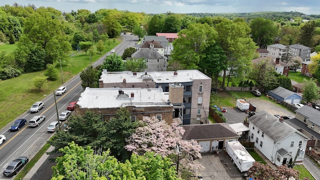 aerial view of residential area