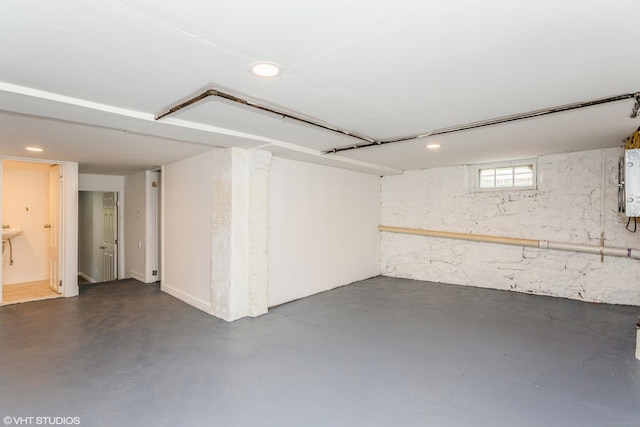 70 Maple St, Meriden, CT 06451 - basement with recessed lighting