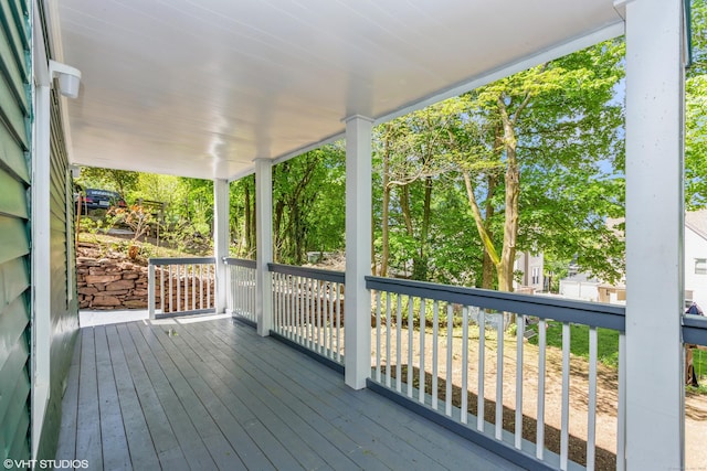 70 Maple St, Meriden, CT 06451 - wooden terrace featuring a porch