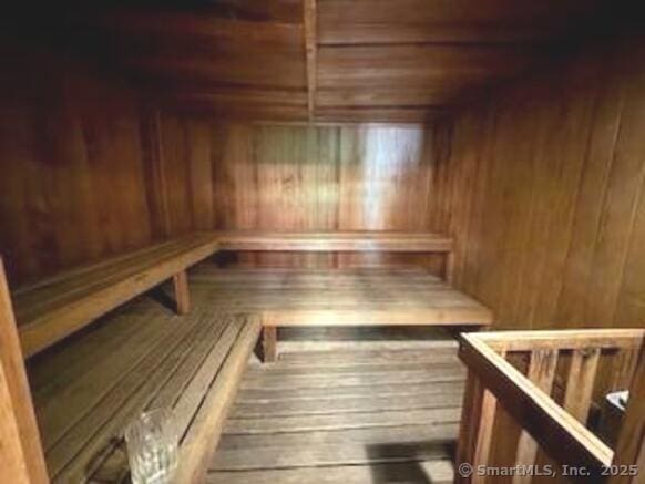 202 Carriage Crossing Ln Unit 202, Middletown, CT 06457 - sauna / steam room featuring wooden ceiling and wood walls