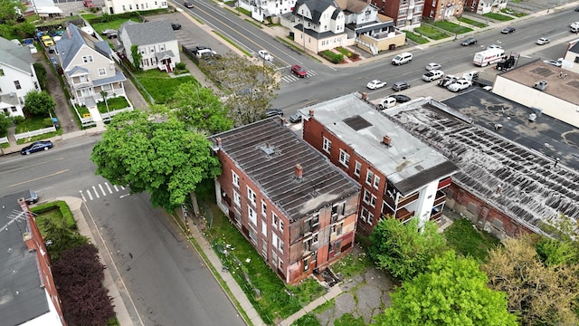 aerial view of residential area