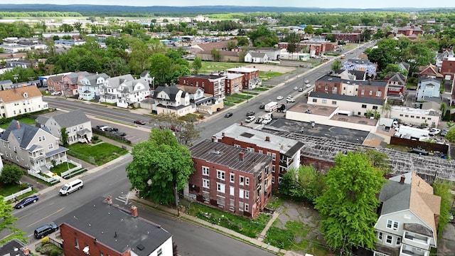 aerial view of residential area