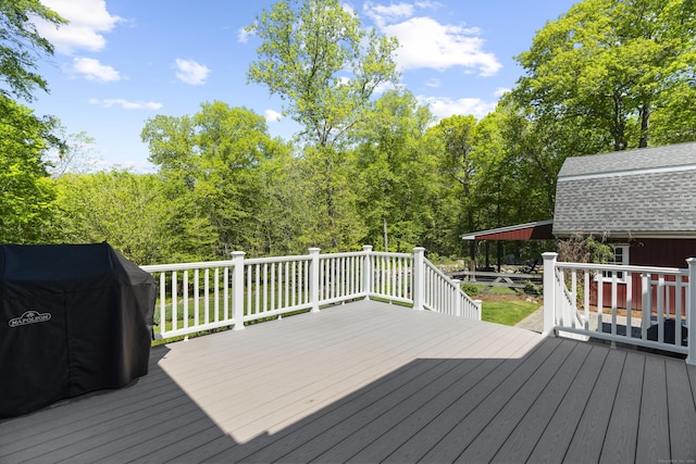 140 Podunk Rd, Guilford, CT 06437 - deck featuring grilling area