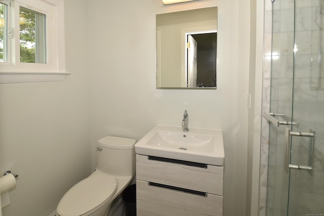 21 Craigmore Rd, Bloomfield, CT 06002 - full bathroom with vanity, toilet, and a shower stall