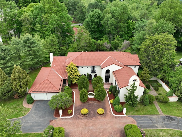 46 Mountain Farms Rd, West Hartford, CT 06117 - view from above of property