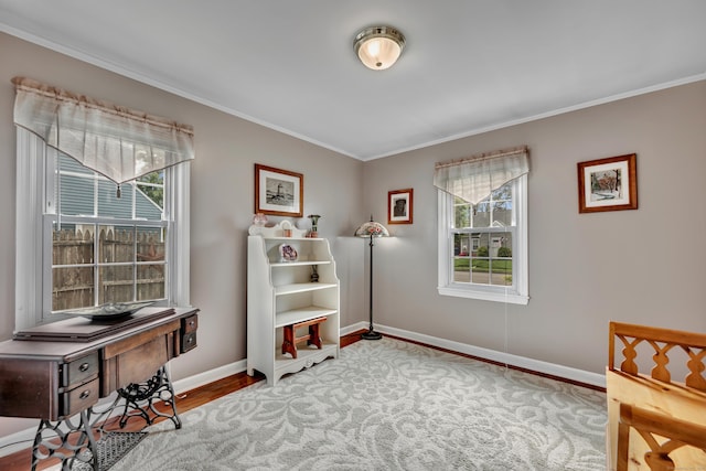 4 Hockanum Dr, East Hartford, CT 06118 - bedroom featuring crown molding and wood finished floors