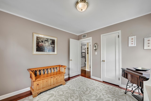 4 Hockanum Dr, East Hartford, CT 06118 - bedroom featuring ornamental molding and wood finished floors