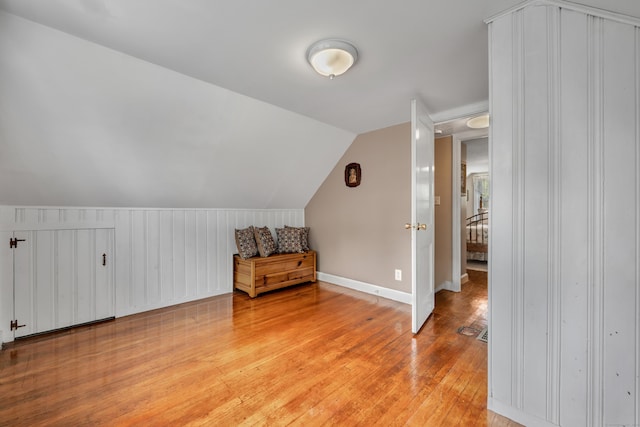 4 Hockanum Dr, East Hartford, CT 06118 - additional living space with light wood finished floors and vaulted ceiling