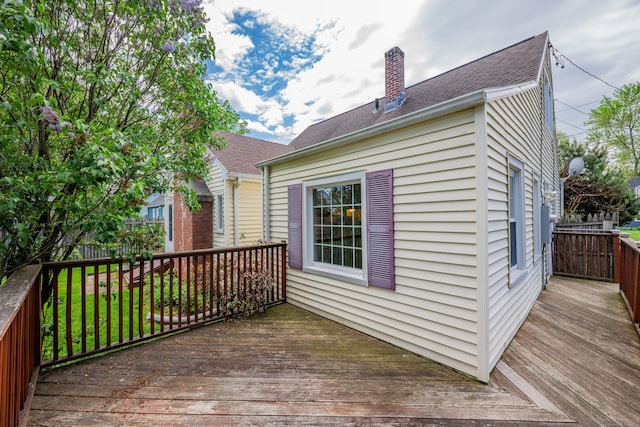 4 Hockanum Dr, East Hartford, CT 06118 - view of wooden terrace
