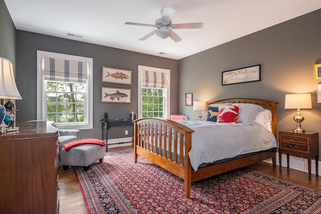 37 Lantern Hill Rd, Madison, CT 06443 - bedroom featuring wood finished floors and ceiling fan