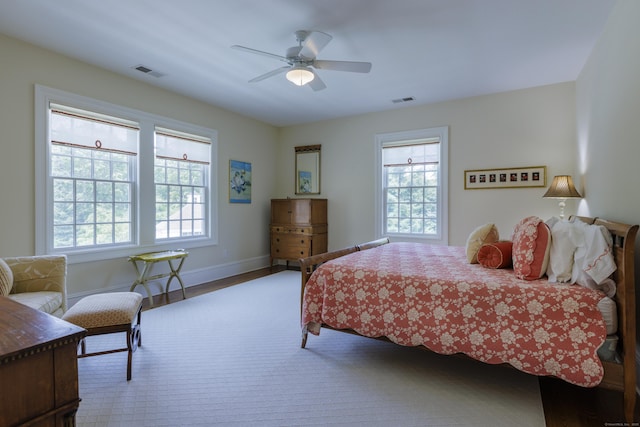 37 Lantern Hill Rd, Madison, CT 06443 - bedroom featuring ceiling fan and wood finished floors
