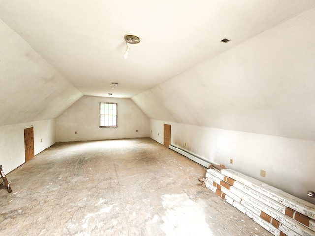 241 New London Rd, Colchester, CT 06415 - bonus room with a baseboard heating unit and lofted ceiling