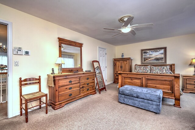 539 Plains Rd, Milford, CT 06461 - carpeted bedroom with baseboards and a ceiling fan