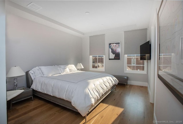 42 Forest St Apt 3, New Canaan, CT 06840 - bedroom with wood finished floors and baseboards