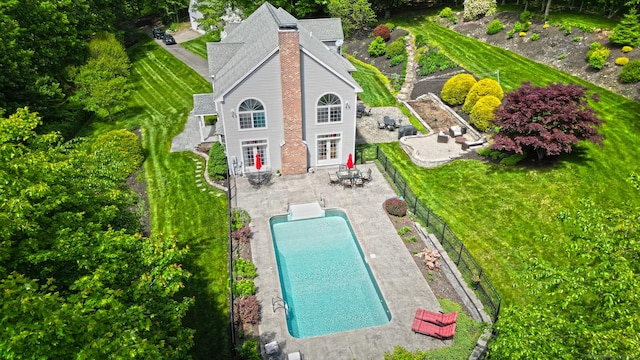 250 Wooding Hill Rd, Bethany, CT 06524 - aerial view of property and surrounding area with a pool