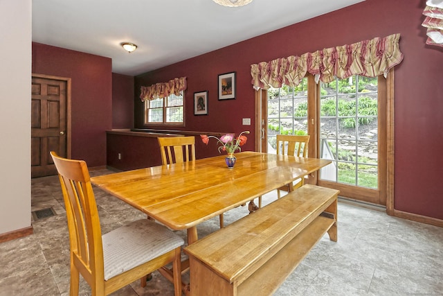 250 Wooding Hill Rd, Bethany, CT 06524 - dining space featuring baseboards
