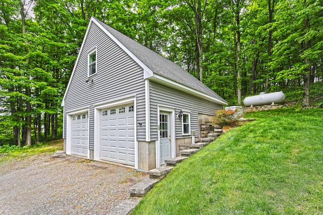 250 Wooding Hill Rd, Bethany, CT 06524 - view of detached garage