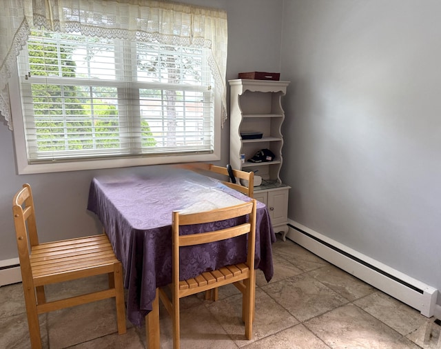 15-17 Beckerle St, Danbury, CT 06811 - dining space with a baseboard heating unit and healthy amount of natural light