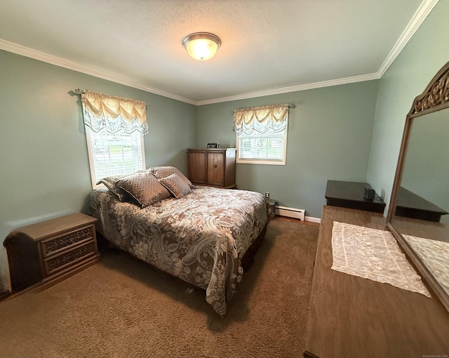 15-17 Beckerle St, Danbury, CT 06811 - carpeted bedroom with a baseboard heating unit and crown molding