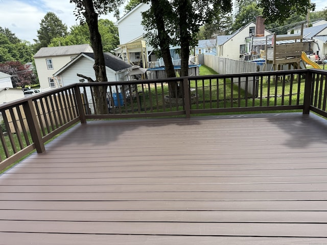 15-17 Beckerle St, Danbury, CT 06811 - wooden terrace featuring a residential view and a playground
