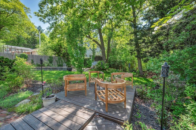 19 Orpington St, Hamden, CT 06517 - wooden deck featuring fence