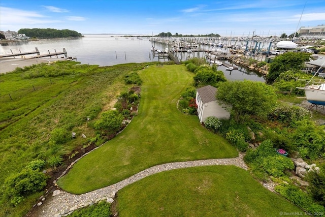 49 Bayberry Ln, Groton, CT 06340 - aerial view of a nearby body of water and numerous boat docks