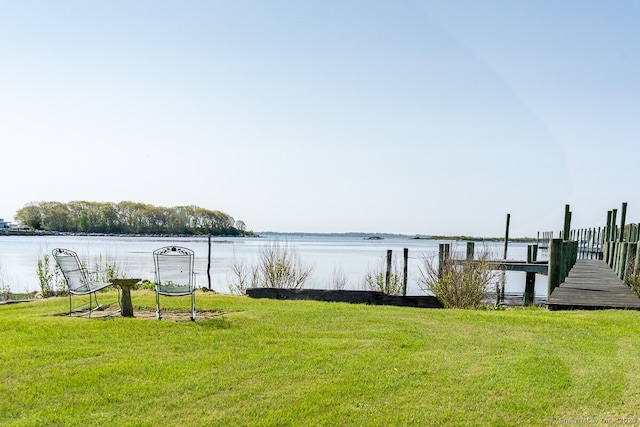 49 Bayberry Ln, Groton, CT 06340 - water view with a dock