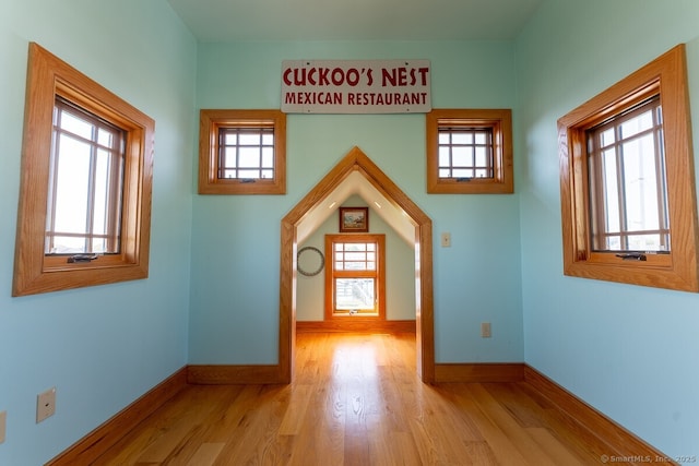 49 Bayberry Ln, Groton, CT 06340 - entrance foyer featuring light wood finished floors and healthy amount of natural light