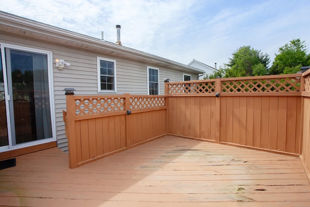 view of deck