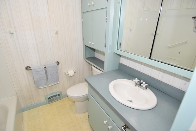 12 Cedar Ln, Oxford, CT 06478 - bathroom featuring vanity, tile patterned floors, and toilet