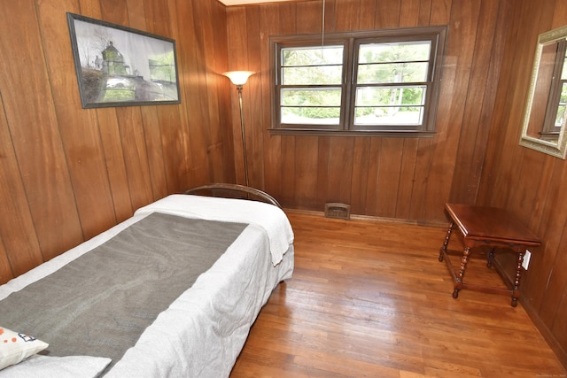 12 Cedar Ln, Oxford, CT 06478 - bedroom featuring wood finished floors and wood walls