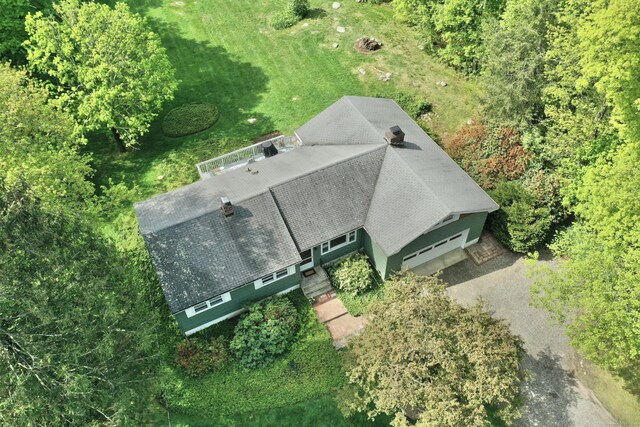 12 Cedar Ln, Oxford, CT 06478 - view from above of property